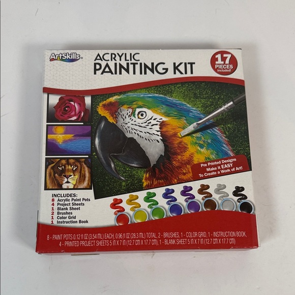 artskills Other - Vibrant Parrot Acrylic Painting Kit